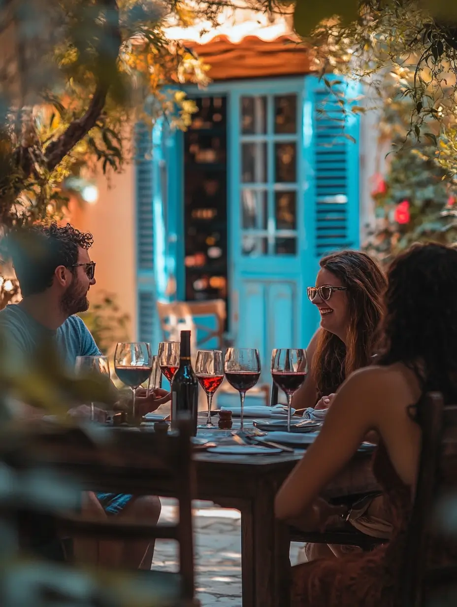 u1282163842_Realistic_photo_of_happy_tourists_drinking_wine_i_b0e4ca0c-5826-4b4c-9ac7-3f5decede10f_2